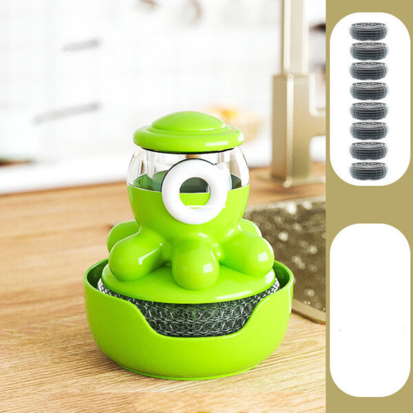 Octopus Pot Brush Self Adding Liquid Kitchen Tools Gadgets Cleaner - Image 6