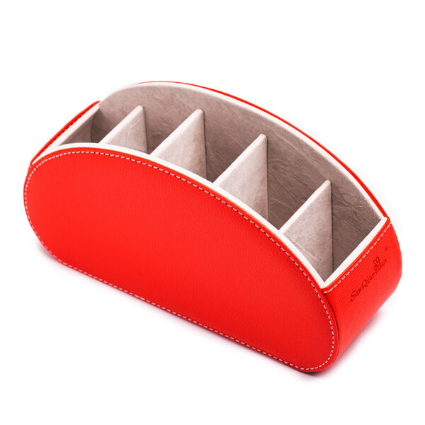 Household Supplies Remote Control Storage Box Of Leather - Image 5