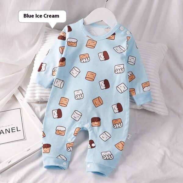 Baby Children's Cotton Floral Jumpsuit - Image 2