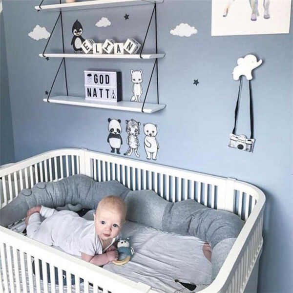 Cute Long Pillow For Kids Stuffed Toys Plush Baby Bumper Crib Bed Protector Cotton Sofa Cushion Kids Room Decor - Image 6