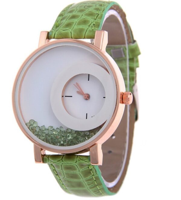 Hot Fashion Quartz Watch for Women – 489 Full Crystal Drilling Design - Image 7