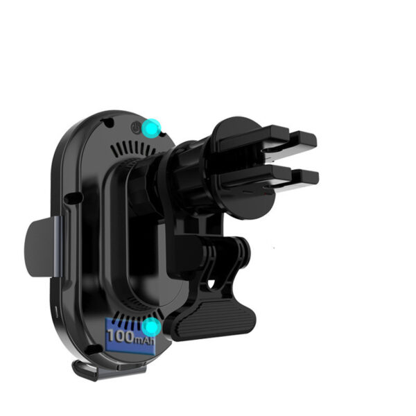Wireless Smart Fast Charge Black Technology 15W Car Charger - Image 4