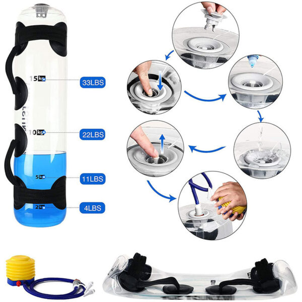 Portable Weight Bearing Fitness Adjustable Water Bag - Image 9