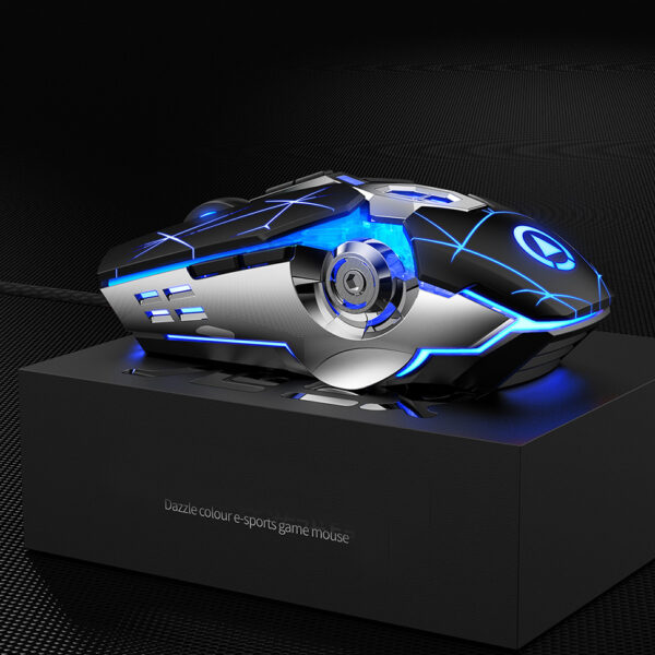 Gaming Mouse Wired Silent Gaming Mechanical Computer Desktop Notebook Office - Image 2