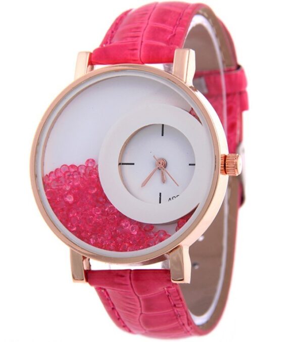 Hot Fashion Quartz Watch for Women – 489 Full Crystal Drilling Design - Image 9