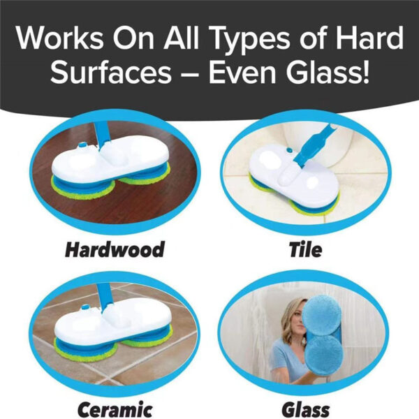 Household Wireless Electric Mop Automatic Floor Wiping Hand-held Charging Cleaning Mopping Machine - Image 2
