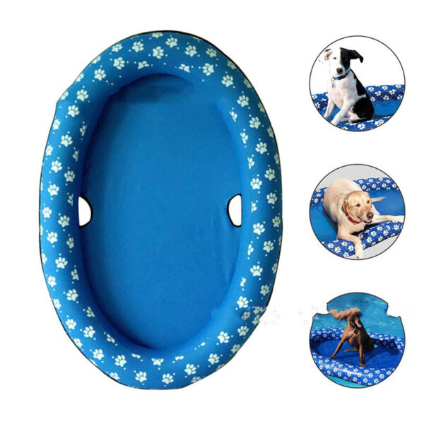 Dog Swimming Pool Inflatable Hammock Pets Pool Floating Bed Spring Summer Swimming Ring - Image 6
