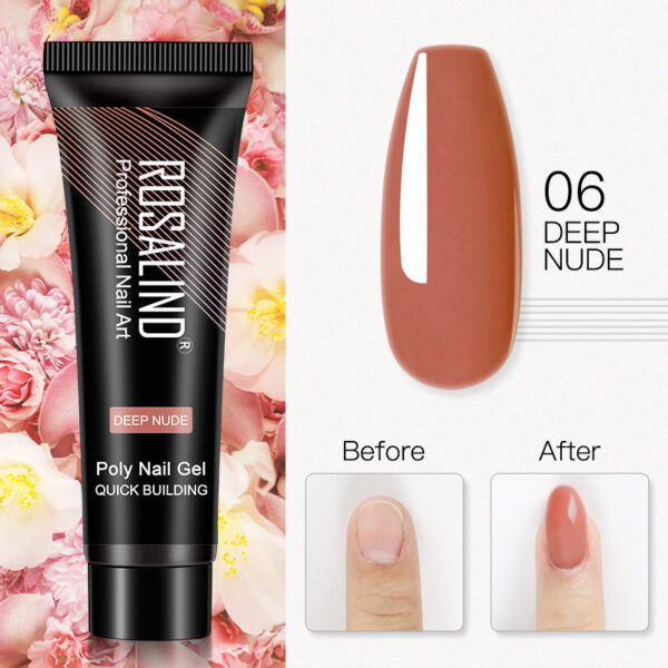 ROSALIND Manicure Extended Glue 15ml Crystal UV - Image 10