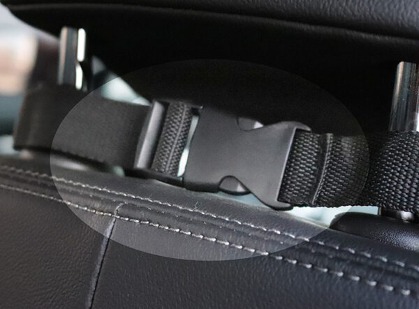 Dog Car Seat Cover with Mesh & Zippered Hammock Protector - Image 4