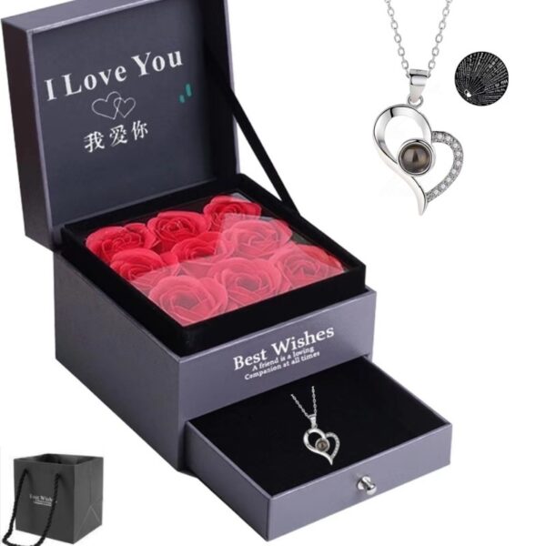 100 Languages I Love You Projection Necklace - Image 3