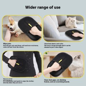 Pet Hair Remover Mitt Pet Hair Remover Gloves Deshedding Brush Glove For Dog Cat Rabbit With Long Short Curly Hair