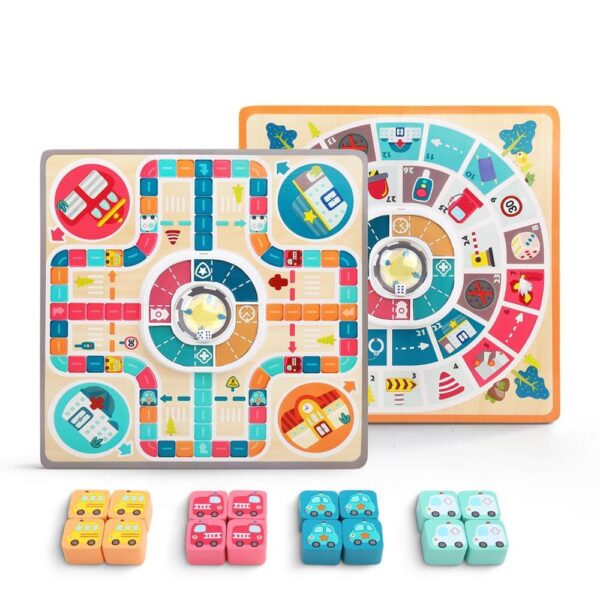 Kids Toys Flying Chess Parent-child Interactive Game Chessboard Children's Board Game Toys Puzzle Jump Checkers - Image 6