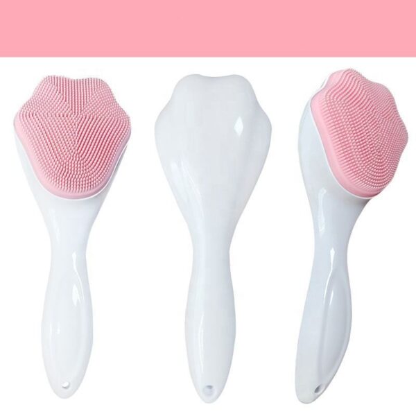Handheld Silicone Face Scrubber Exfoliator, Face Brushes For Cleansing And Exfoliating, Manual Facial Cleansing Brush, Gentle Soft Face Wash Brush For Sensitive, Delicate, Dry Skin - Image 3