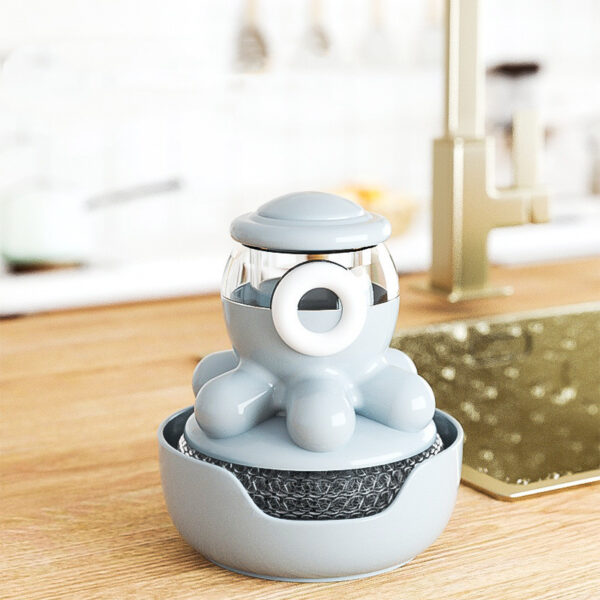 Octopus Pot Brush Self Adding Liquid Kitchen Tools Gadgets Cleaner - Image 8