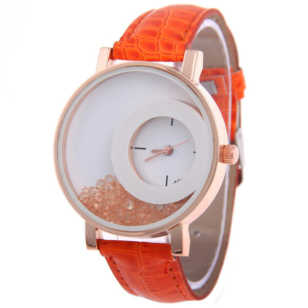 Hot Fashion Quartz Watch for Women – 489 Full Crystal Drilling Design - Image 2