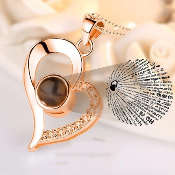 100 Languages I Love You Projection Necklace - Image 5