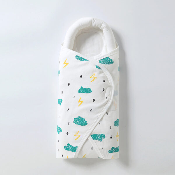 Baby Double-layer Cotton Windproof Package Blanket Sleeping Bag - Image 10