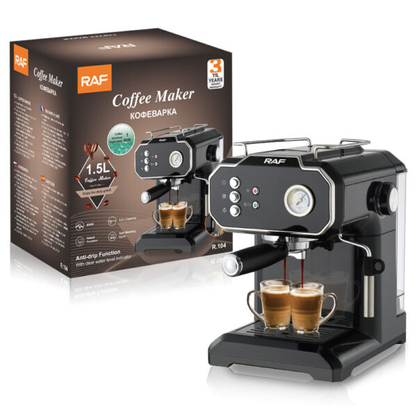 Household Small Semi-automatic High Pressure Steam Milk Froth Coffee Machine - Image 4