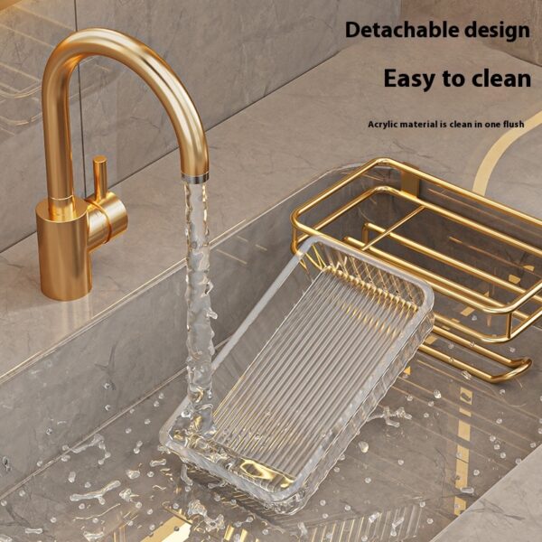 Household Light Luxury Toilet Tissue Storage Rack - Image 4