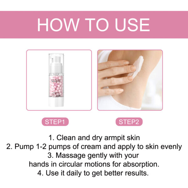Hoygi Brightening Underarm Cream Lightens Dark Joints, Elbows And Armpits, Whitens Skin, Moisturizes And Beautifies Creams - Image 4