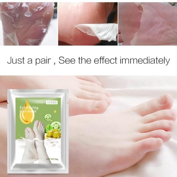 Aloe Vera Foot Mask Peeling For Legs Feet Mask Exfoliating Socks Scrub For Pedicure Anti Crack Heel Remove Skin Foot Patch - Image 3