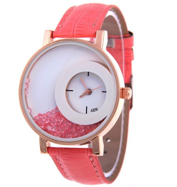 Hot Fashion Quartz Watch for Women – 489 Full Crystal Drilling Design - Image 8