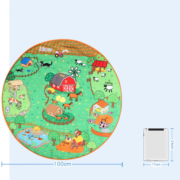 Baby Baby Play Blanket Early Education Animal Toys - Image 2