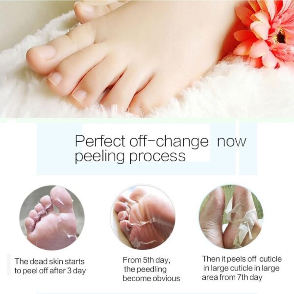 Aloe Vera Foot Mask Peeling For Legs Feet Mask Exfoliating Socks Scrub For Pedicure Anti Crack Heel Remove Skin Foot Patch - Image 2