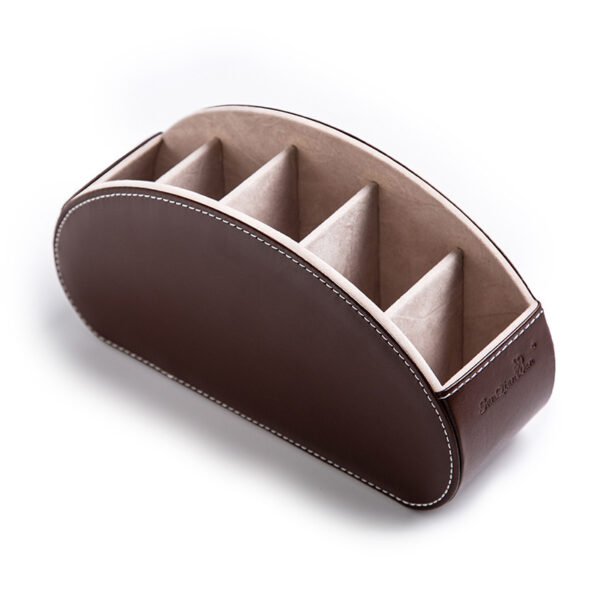 Household Supplies Remote Control Storage Box Of Leather - Image 7