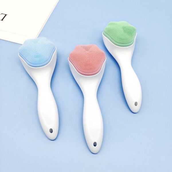 Handheld Silicone Face Scrubber Exfoliator, Face Brushes For Cleansing And Exfoliating, Manual Facial Cleansing Brush, Gentle Soft Face Wash Brush For Sensitive, Delicate, Dry Skin - Image 9
