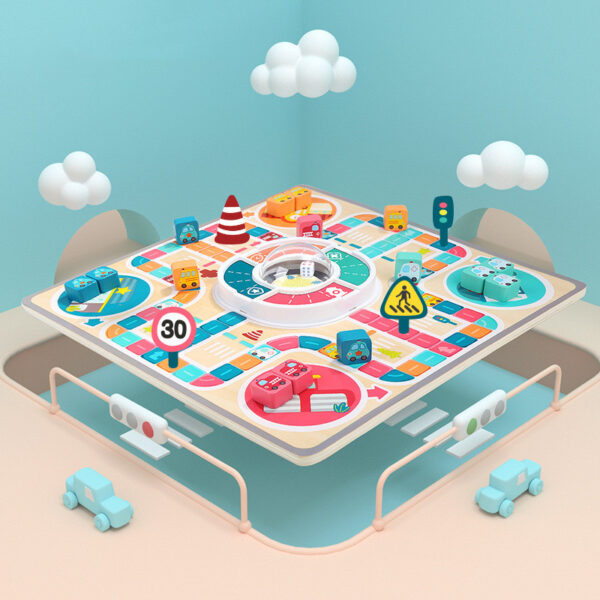 Kids Toys Flying Chess Parent-child Interactive Game Chessboard Children's Board Game Toys Puzzle Jump Checkers - Image 4