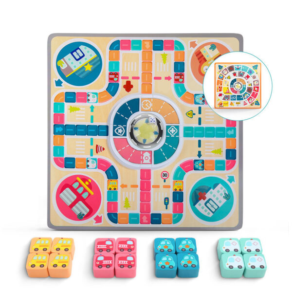 Kids Toys Flying Chess Parent-child Interactive Game Chessboard Children's Board Game Toys Puzzle Jump Checkers - Image 3