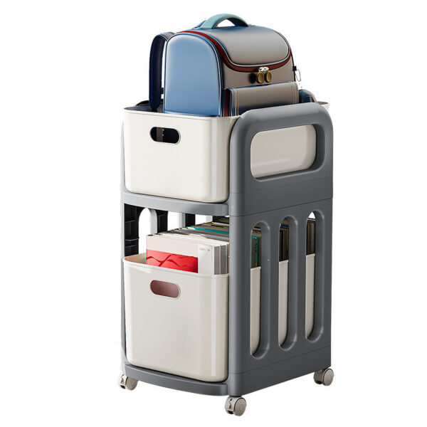 Trolley Movable Wheeled Storage Rack Floor Multi-layer - Image 8