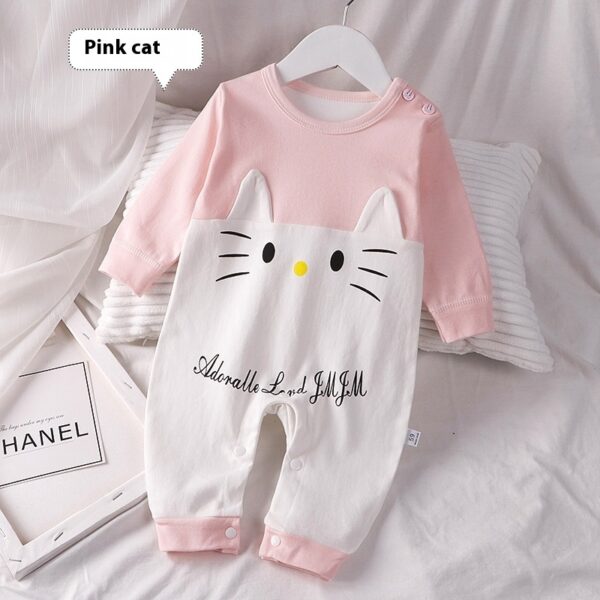 Baby Children's Cotton Floral Jumpsuit - Image 9