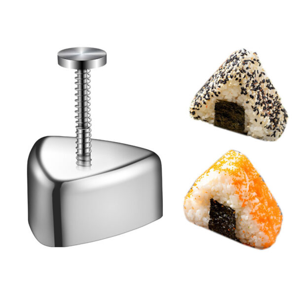 Stainless Steel Rice And Vegetable Roll Mould Japanese Triangle Kitchen Gadgets - Image 2