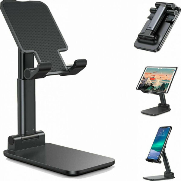 Foldable Desktop Mobile & Tablet Stand – Adjustable Phone Holder - Image 7