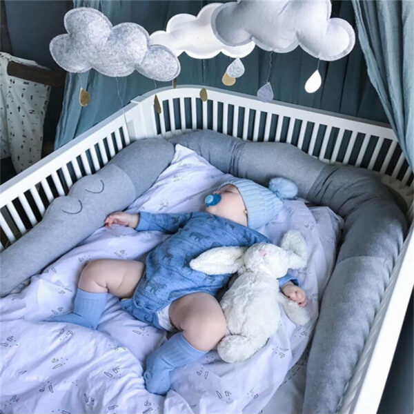 Cute Long Pillow For Kids Stuffed Toys Plush Baby Bumper Crib Bed Protector Cotton Sofa Cushion Kids Room Decor - Image 8