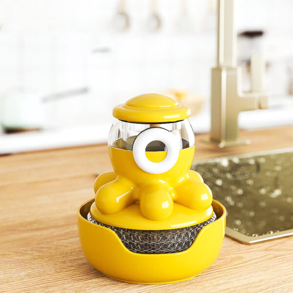 Octopus Pot Brush Self Adding Liquid Kitchen Tools Gadgets Cleaner - Image 2