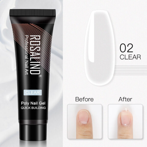 ROSALIND Manicure Extended Glue 15ml Crystal UV - Image 2
