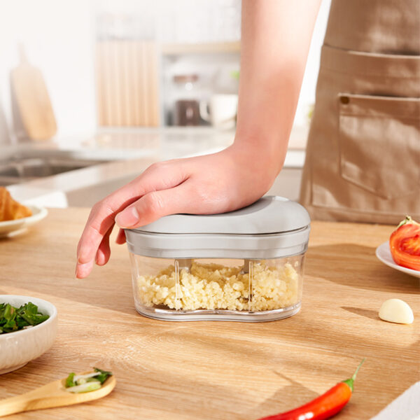 Household Multi-function Hand Push Garlic Press Kitchen Gadgets - Image 4