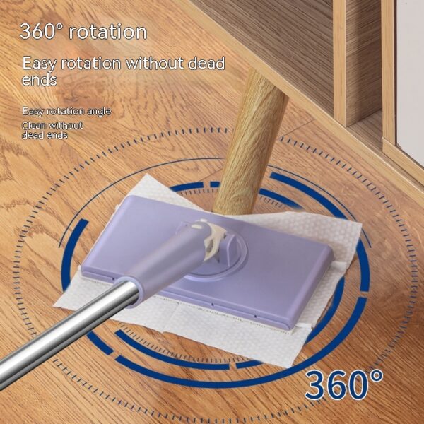 Household Bathroom No Dirty Hands Lazy Mop Cloth Clipping - Image 3