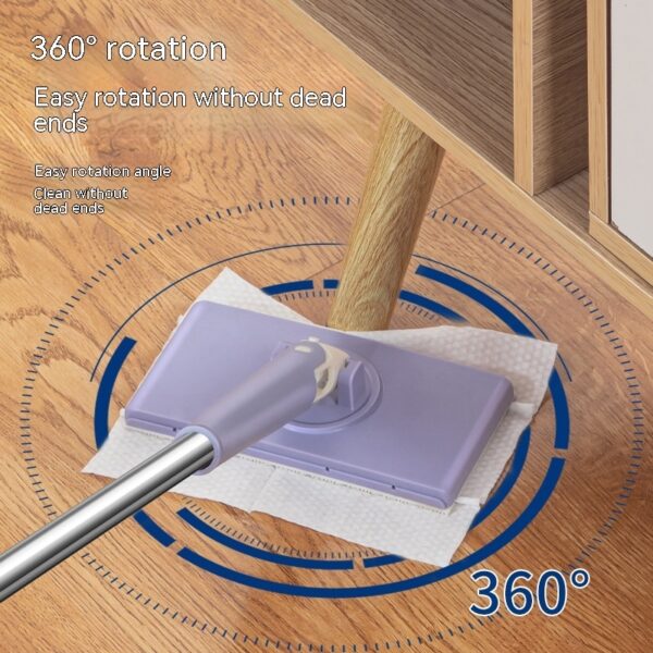 Household Bathroom No Dirty Hands Lazy Mop Cloth Clipping - Image 4
