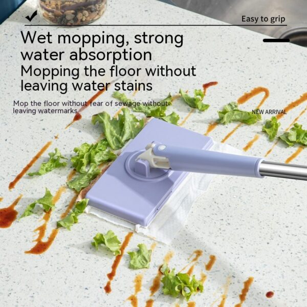 Household Bathroom No Dirty Hands Lazy Mop Cloth Clipping - Image 6